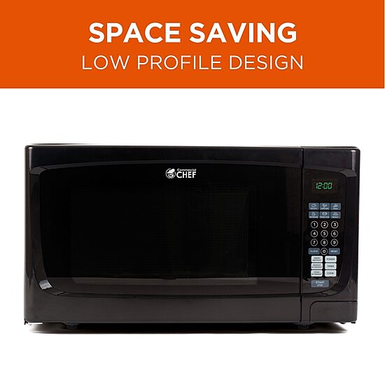 Commercial Chef 1.6-Cu. Ft. Countertop Microwave - Black