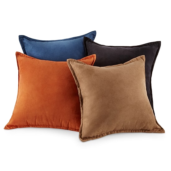 Home Expressions Faux Suede 2-pack Square Throw Pillow