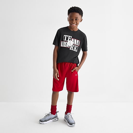 Xersion Little & Big Kid Boys Crew Neck Short Sleeve Regular Fit Graphic T-Shirt
