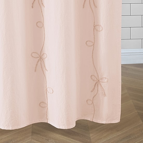 Peri Home Sasha Bows Shower Curtain