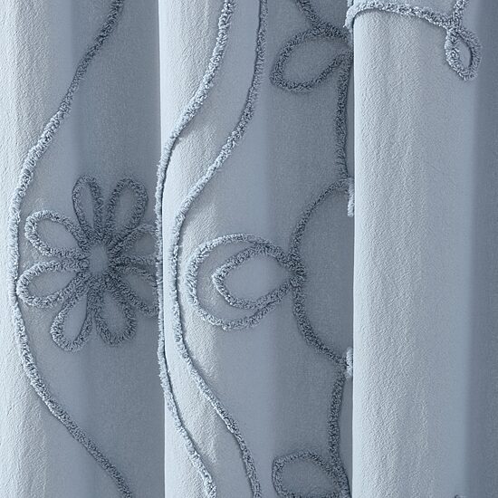 Peri Home Retro Scroll Shower Curtain