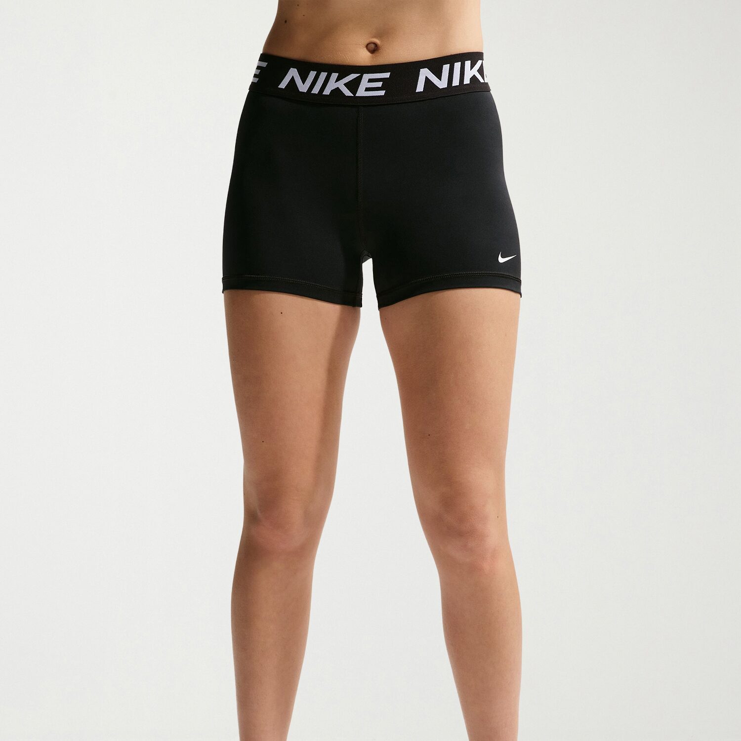 Nike Womens 3" Mid Rise Stretch Fabric Moisture Wicking Quick Dry Bike Short