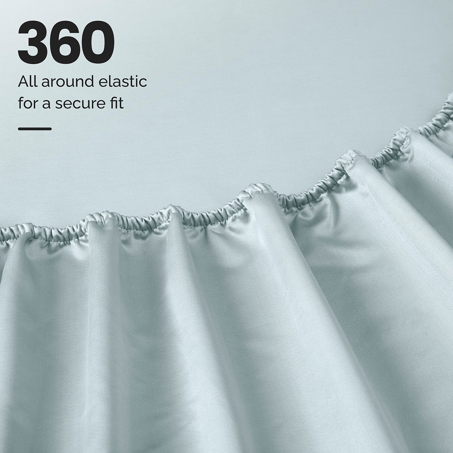 SUPERIOR® Egyptian Cotton Sateen 1000tc Deep Pocket Sheet Set