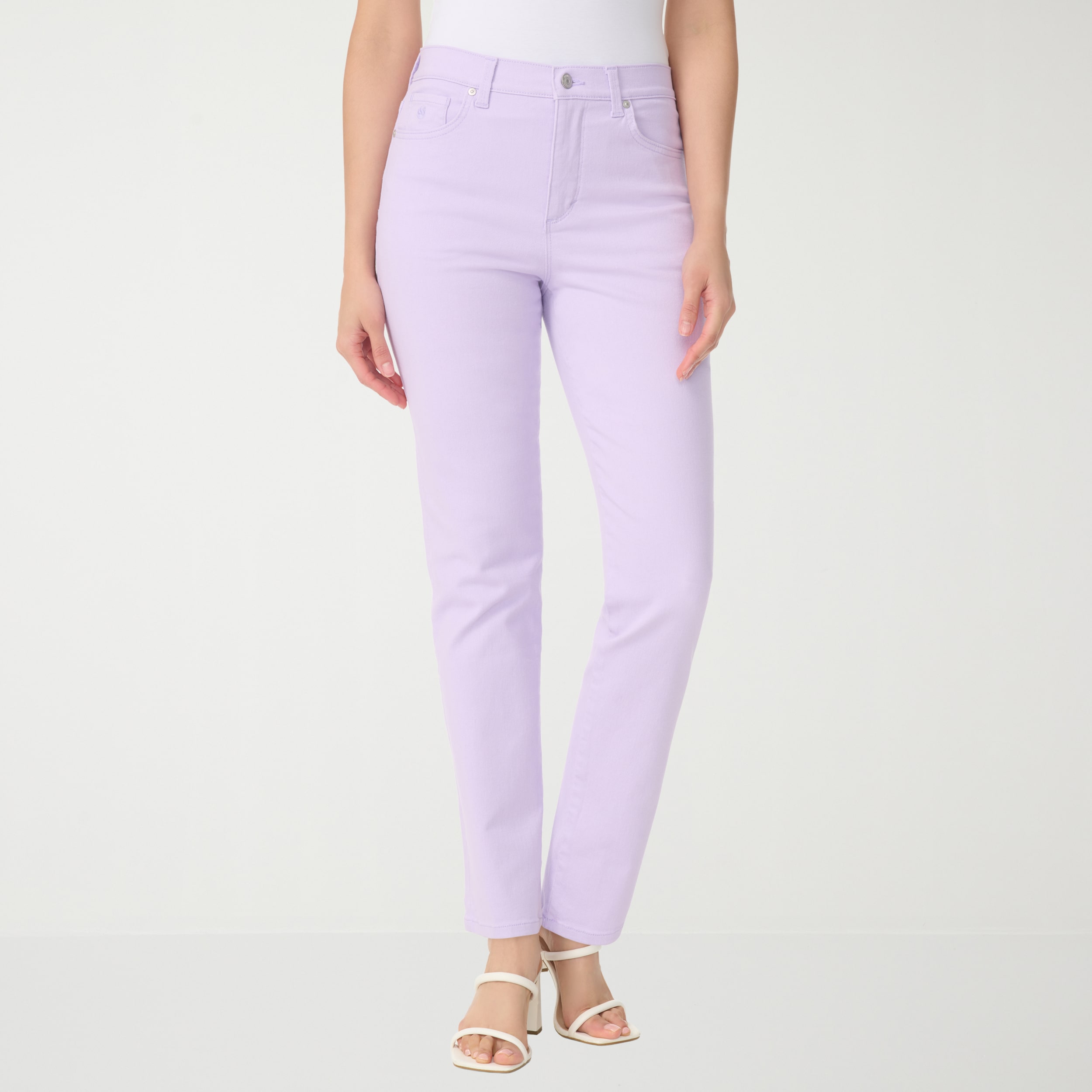 Gloria Vanderbilt Amanda Womens High Rise Tapered Leg Jean