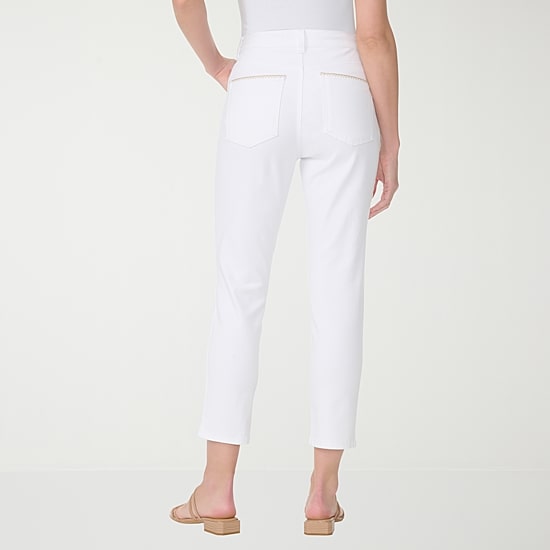 Gloria Vanderbilt Amanda Womens Straight Leg Ankle Jean