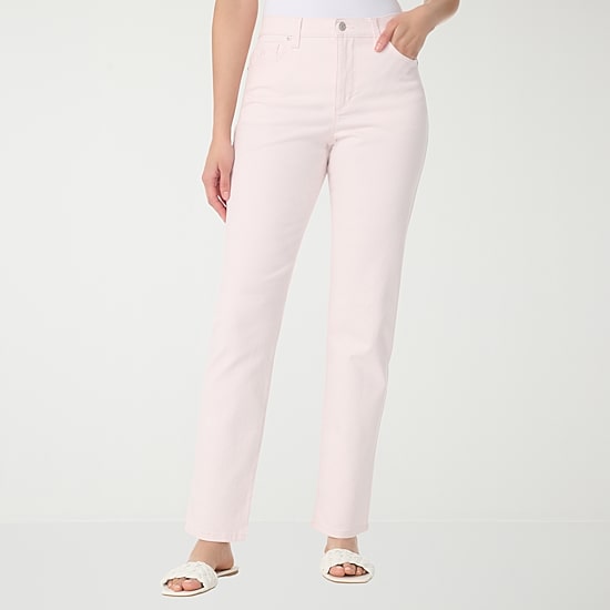 Gloria Vanderbilt Amanda Womens High Rise Tapered Leg Jean