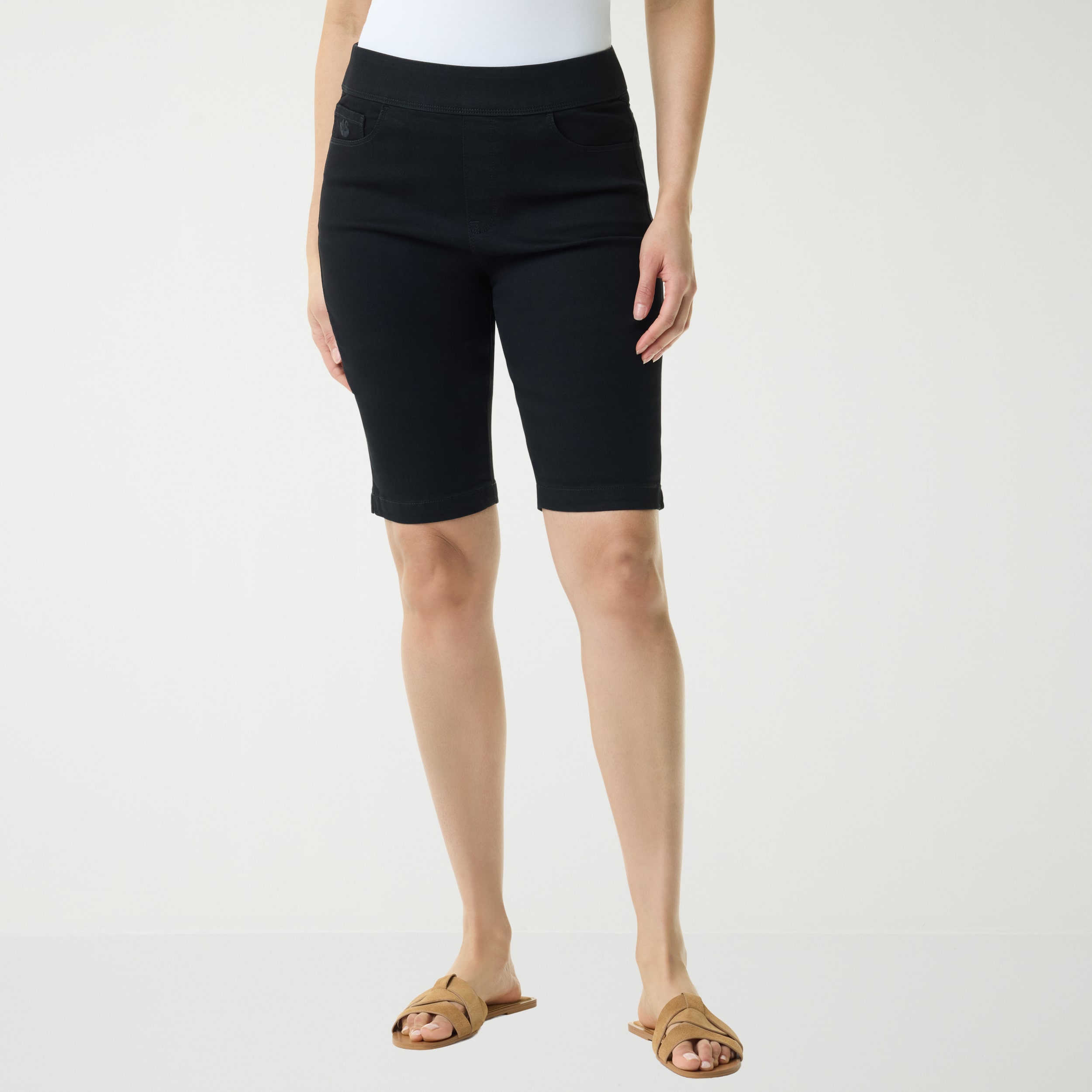Gloria Vanderbilt Women's Amanda Pull On Denim Bermuda Short