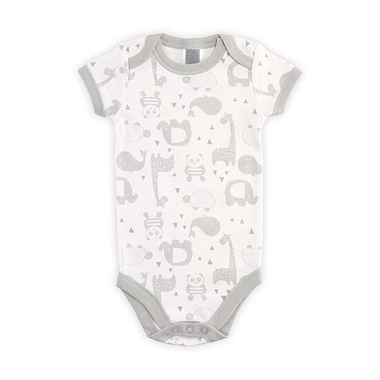 The Peanutshell 0-3m Grey Animals Baby Unisex 23-pc. Baby Clothing Set