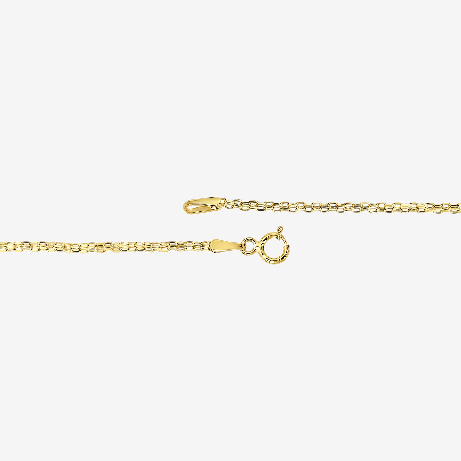 Womens 14K Gold 16 Inch Fashion Chain Necklace
