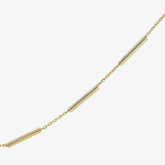 Womens 10K Gold 16 Inch Fashion Chain Necklace