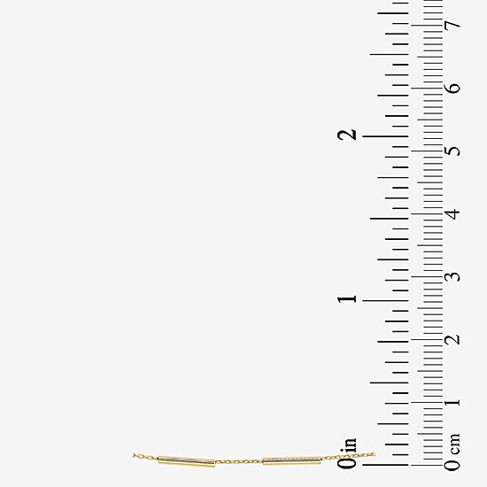 Womens 10K Gold 16 Inch Fashion Chain Necklace