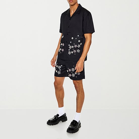Forever 21 Mens 7" Pull-On Short