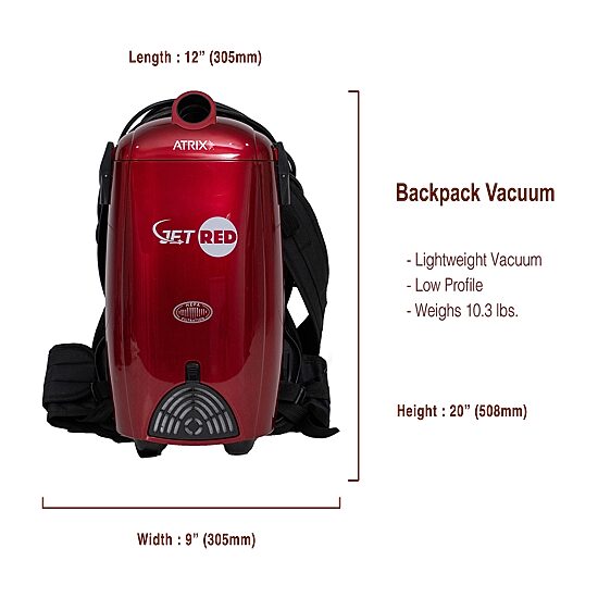 Atrix Hepa Backpack Cannister Vacuum