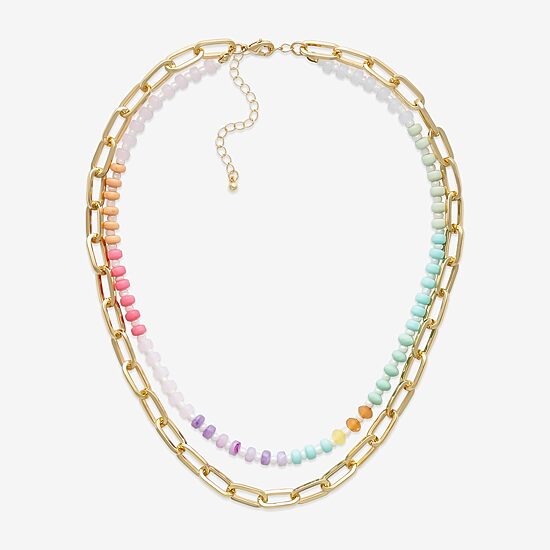 Bijoux Bar Womens 18 Inch Strand Necklace