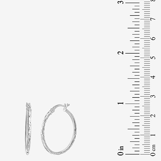 Womens Sterling Silver Round 4 Pair Earring Set