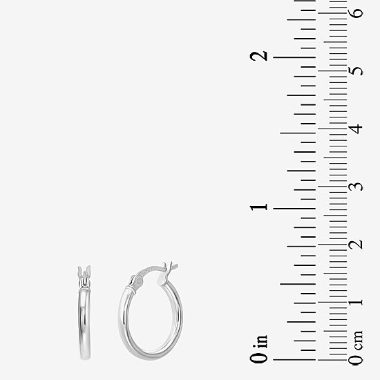 Womens Sterling Silver Round 4 Pair Earring Set