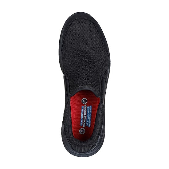 Skechers Hands Free Slip-Ins Squad Chaos Sr Urgran Mens Moc Closed Toe Work Shoes