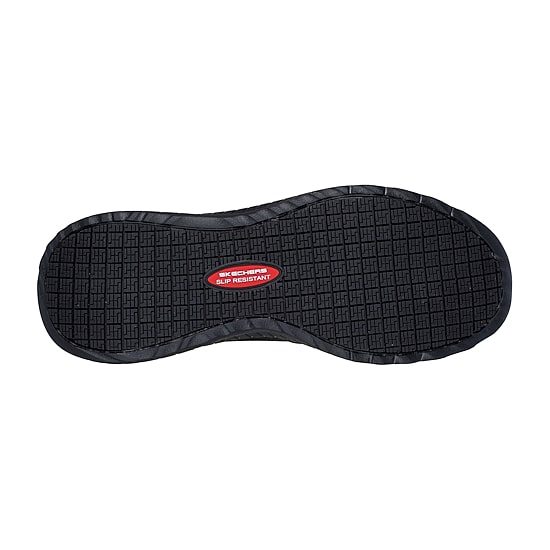 Skechers Hands Free Slip-Ins Squad Chaos Sr Urgran Mens Moc Closed Toe Work Shoes