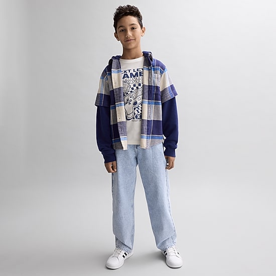 Thereabouts Little & Big Kid Boys Crew Neck Short Sleeve Regular Fit Graphic T-Shirt