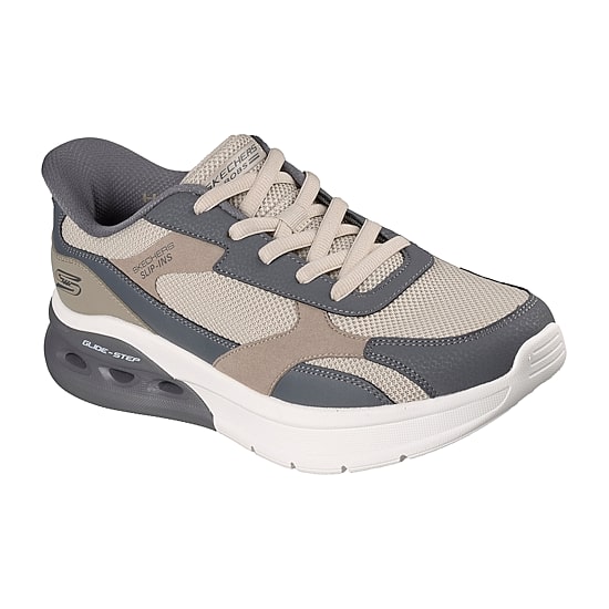 Skechers Bobs Hands Free Slip-Ins Hands Free Bobs Sport Arc Waves 2.0-Class Order Mens Walking Shoes