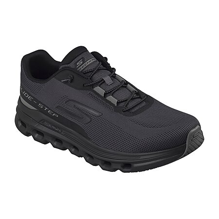 Skechers Max Cushioning Endeavour Mens Running Shoes, Color: Black