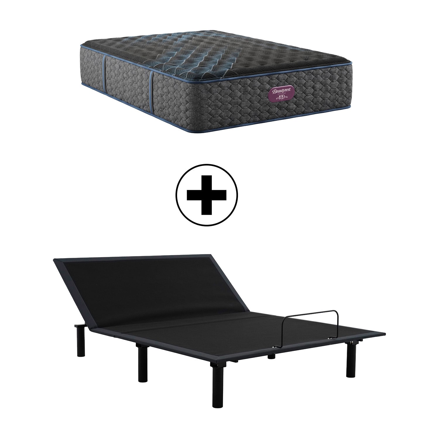 Beautyrest World Class Level Four 15" Medium Tight top - Mattress + Adjustable Base