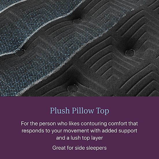 Beautyrest World Class Level Four 16.25" Plush Pillow Top - Mattress + Adjustable Base