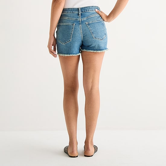 A.N.A Womens Mid Rise 3" Denim Short