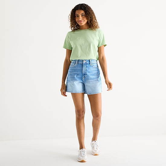 a.n.a A-Line Womens Highest Rise 5" Denim Short