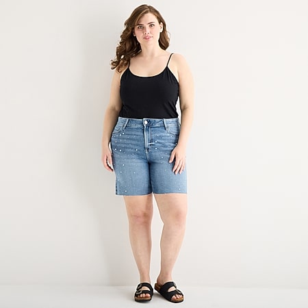ANA a.n.a Womens Plus High Rise 5