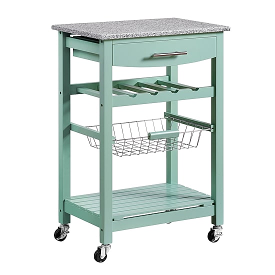 Roger Granite Top Kitchen Island