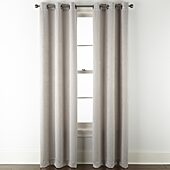 Regal Home Delaney Diamond Grommet Top Embossed Blackout Set of 2 Curtain Panel