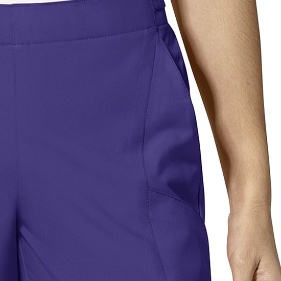 Wink® W123 Flat Front Cargo Pocket Womens Plus Tall Moisture Wicking Wrinkle Resistant Quick Dry Scrub Pant