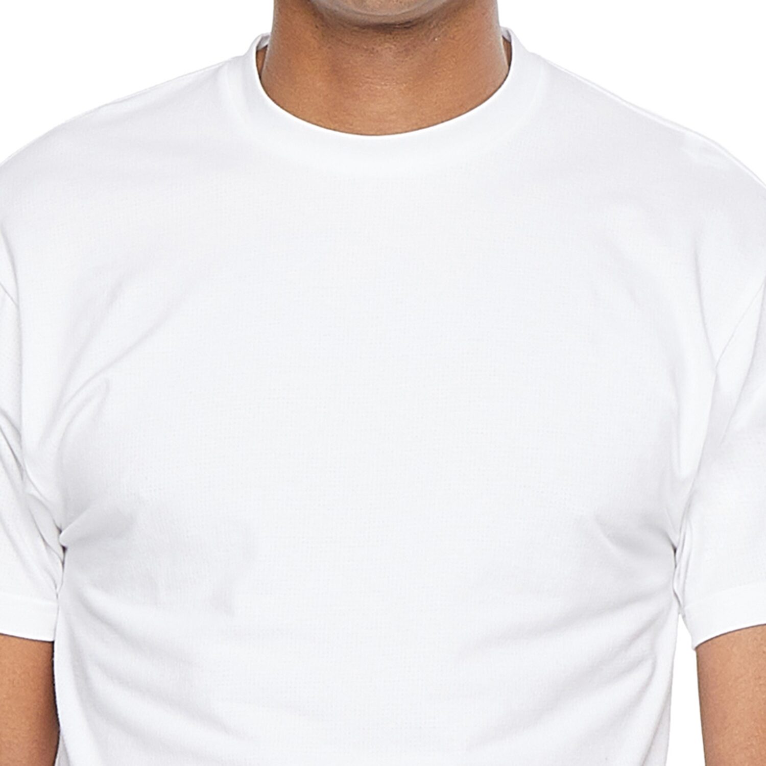 Stafford Dry + Cool Breathable Mesh Mens 4 Pack Short Sleeve Crew Neck Moisture Wicking T-Shirt Big