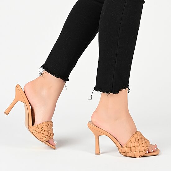 Journee Collection Raquelah Womens Round Open Toe Stiletto Heel Pumps