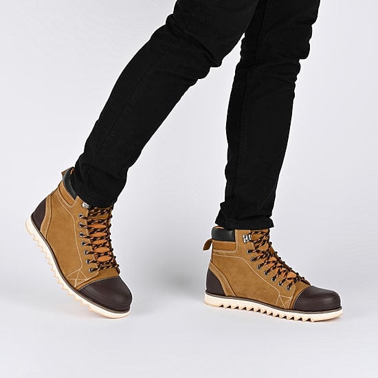 Territory Mens Altitude Flat Heel Lace-Up Boots