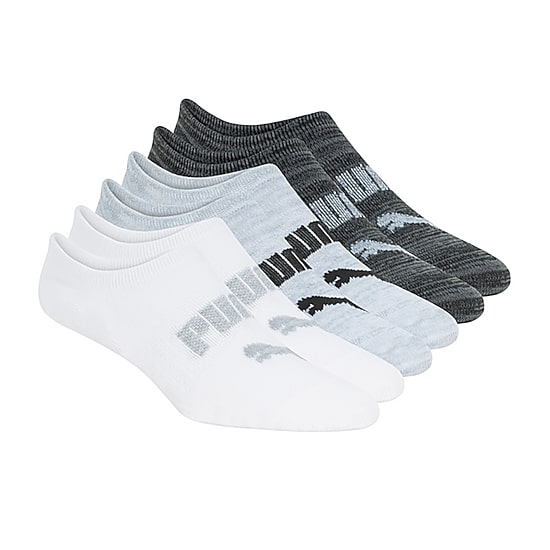 PUMA Womens 6 Pair Liner Socks