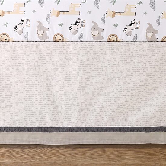 The Peanutshell Organic Sarari  Serenity 4-pc. Crib Bedding Set