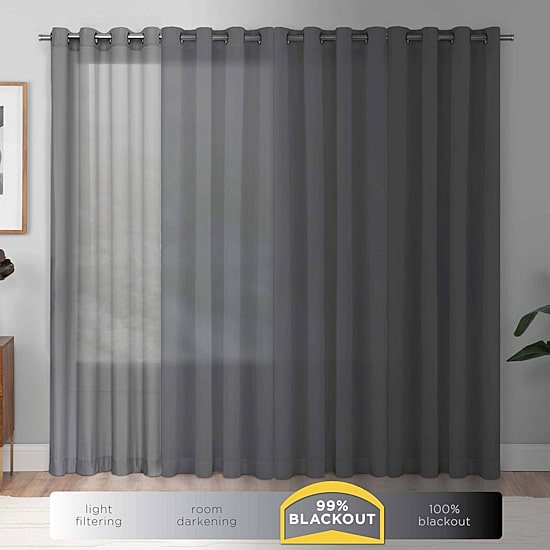 Eclipse Kendall Kids Thermaback Rod Pocket Energy Saving Blackout Single Curtain Panel