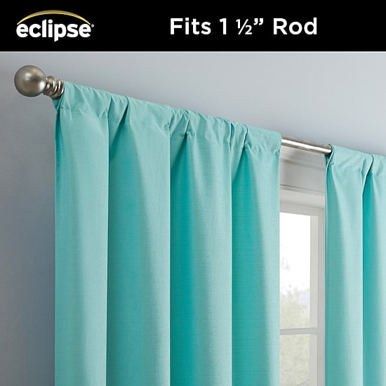 Eclipse Kendall Kids Thermaback Rod Pocket Energy Saving Blackout Single Curtain Panel