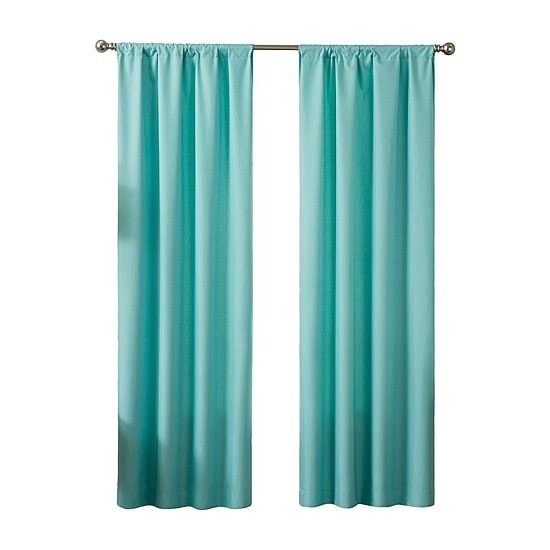 Eclipse Kendall Kids Thermaback Rod Pocket Energy Saving Blackout Single Curtain Panel