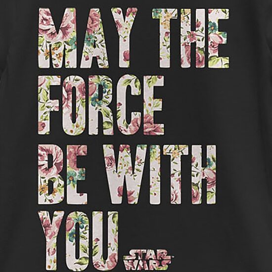 Little & Big Kid Girls Crew Neck Short Sleeve Regular Fit Star Wars Graphic T-Shirt