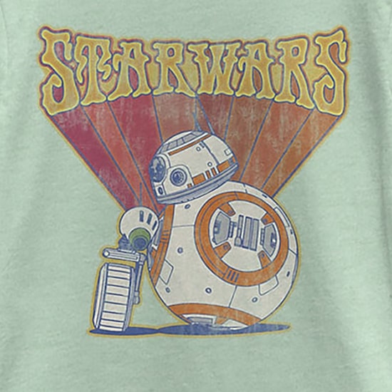 Big Kid Girls Crew Neck Short Sleeve Regular Fit Star Wars Graphic T-Shirt