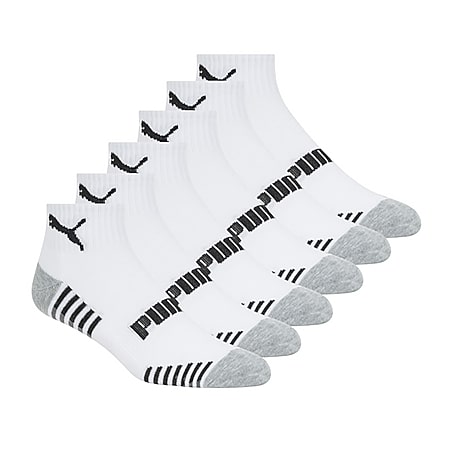 puma dress socks LOW CUT Men's 6 Pack White gym sessions PUMA Sportstyle Training High Mens
