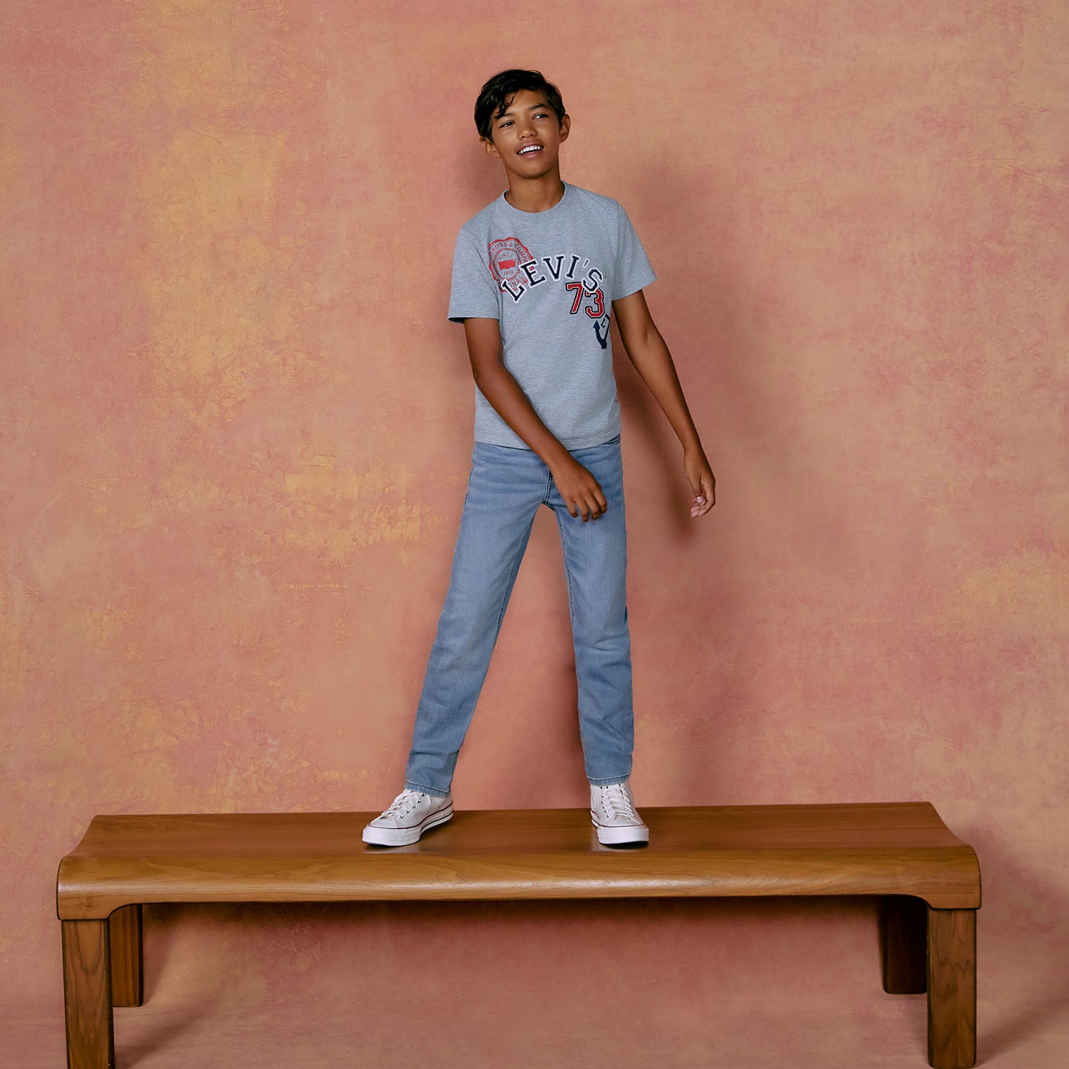 Levi's® Big Kid Boys Adjustable Waist Stretch Fabric 514™ Straight Leg Jean