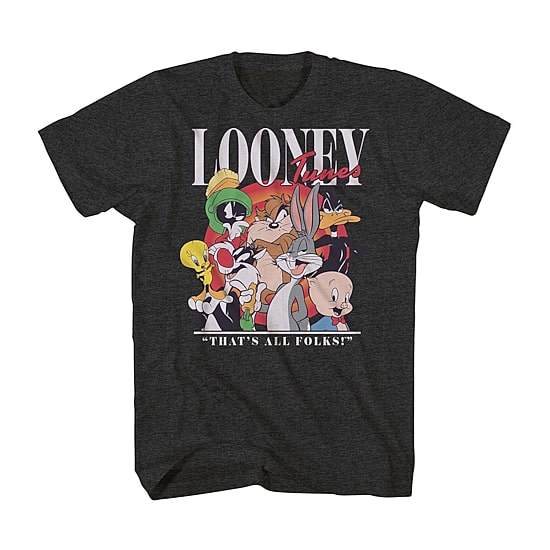 Mens Short Sleeve Looney Tunes Graphic T-Shirt