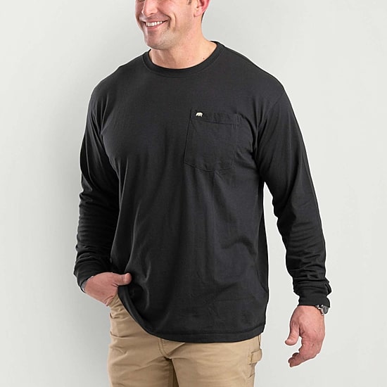 Berne Performance Mens Crew Neck Long Sleeve Big and Tall T-Shirt