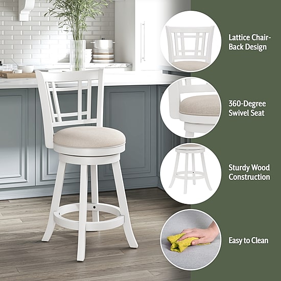 Fairfox Swivel Counter Stool
