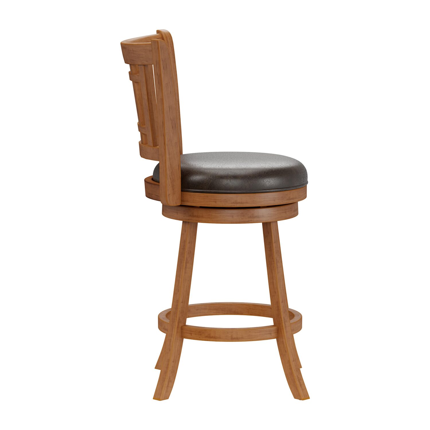 Fairfox Swivel Barstool with Back