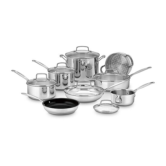 Cuisinart Chef's Classic Stainless Steel 14-pc. Cookware Set